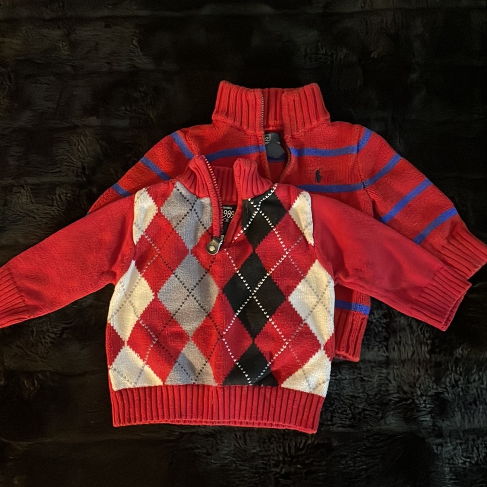 2- Half zip sweaters - Picture 2 of 4